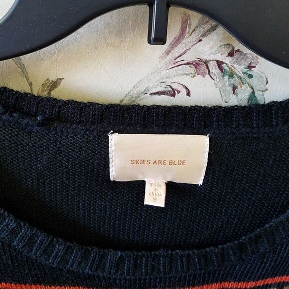 Skies Are Blue Womens S Poncho Western Boho Fringe Festival Retro 70s Knit - Picture 4 of 4